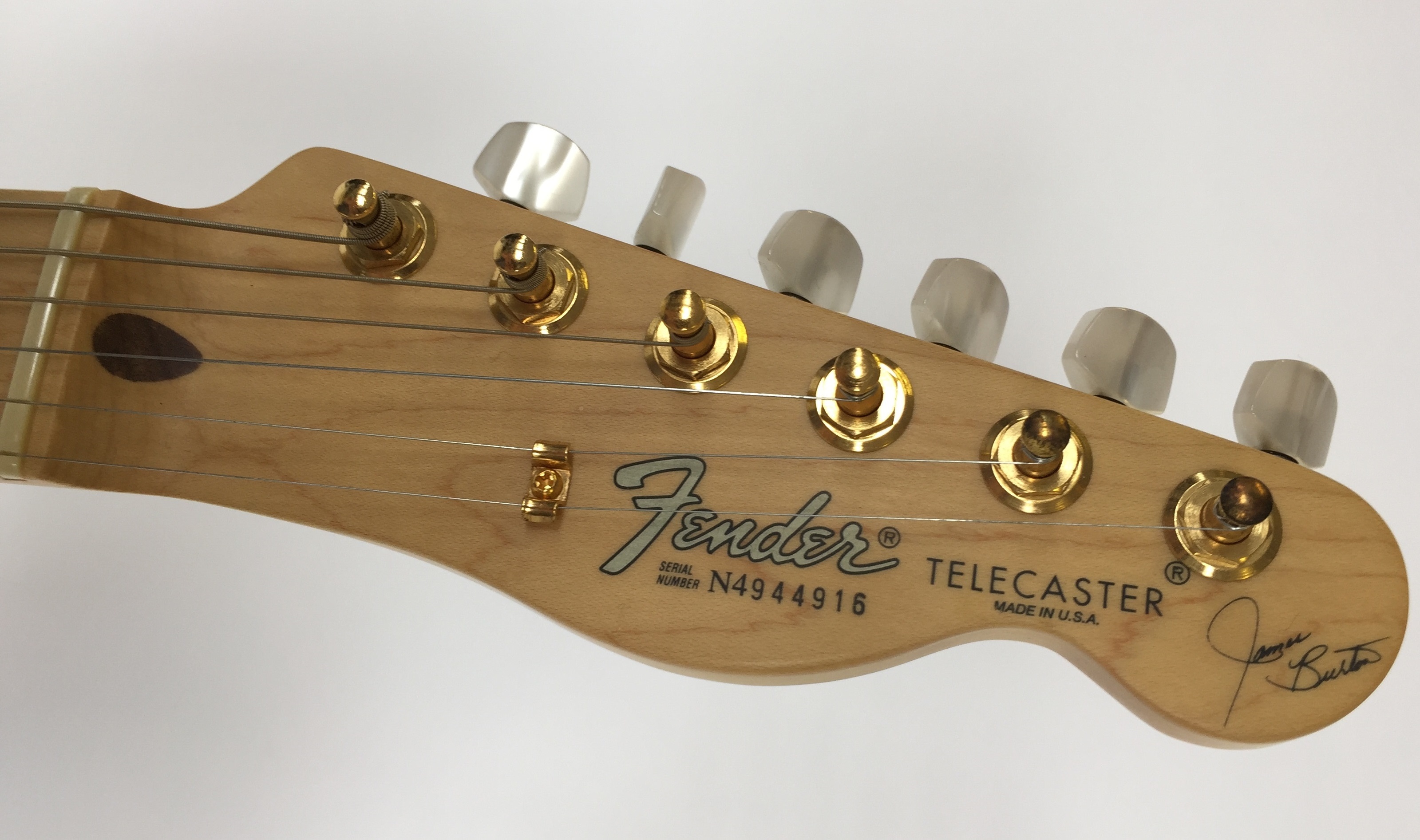 FENDER TELECASTER FLAME JAMES BURTON 1994 - limited artist edition that was gifted to Jerry Donahue - Image 3 of 7