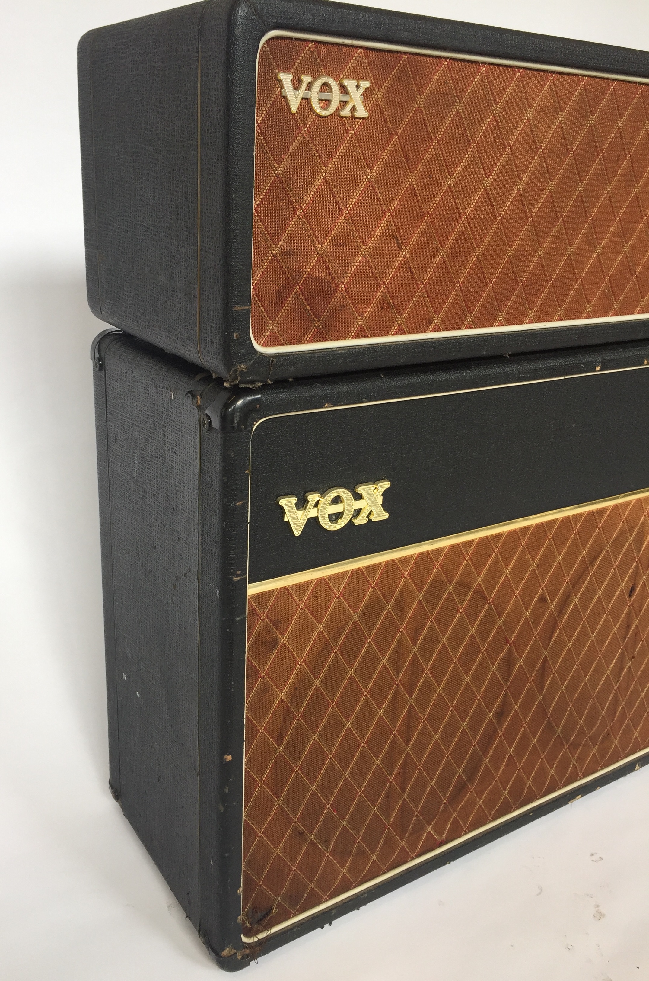 VOX AC30 1964 TWO PIECE SUPER TWIN AMPLIFIER - twin treble amplifier with AC30 2x12 cabinet speaker. - Image 2 of 6