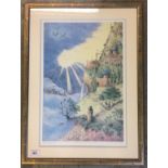 GEORGE HARRISON - framed limited edition print (#684/850) for Here Comes The Sun by George Harrison,