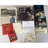 THE JAM & RELATED - interesting and unique lot of memorabilia to include hand signed letter from