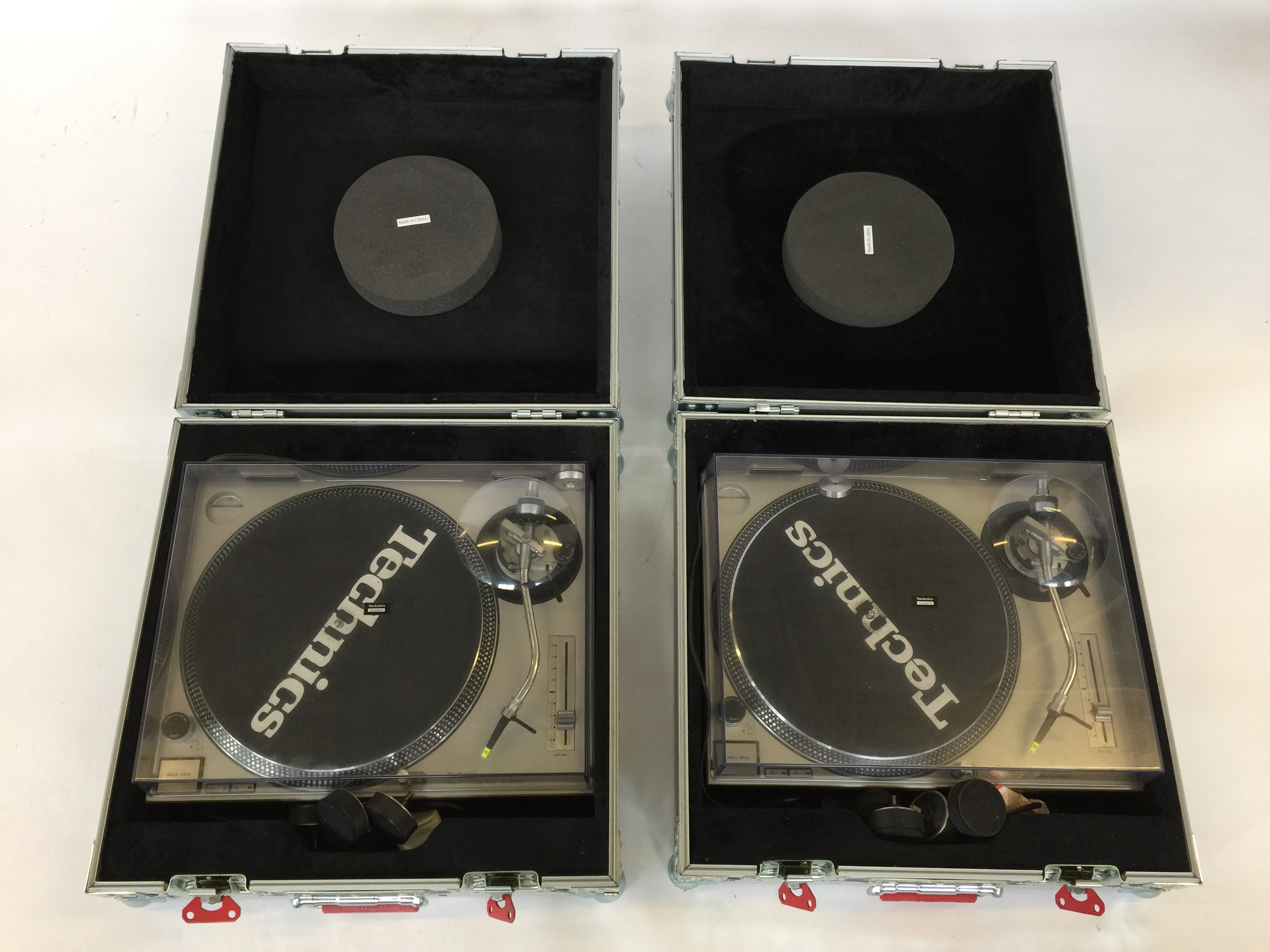 TECHNICS QUARTZ SL1200 DECKS - pair of the classic Mk2 DJ decks with Ortofon nightclub stylus and - Image 2 of 5