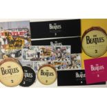 THE BEATLES - mobile shop display for The Beatles Anthology made up of 11 sturdy card cutouts with