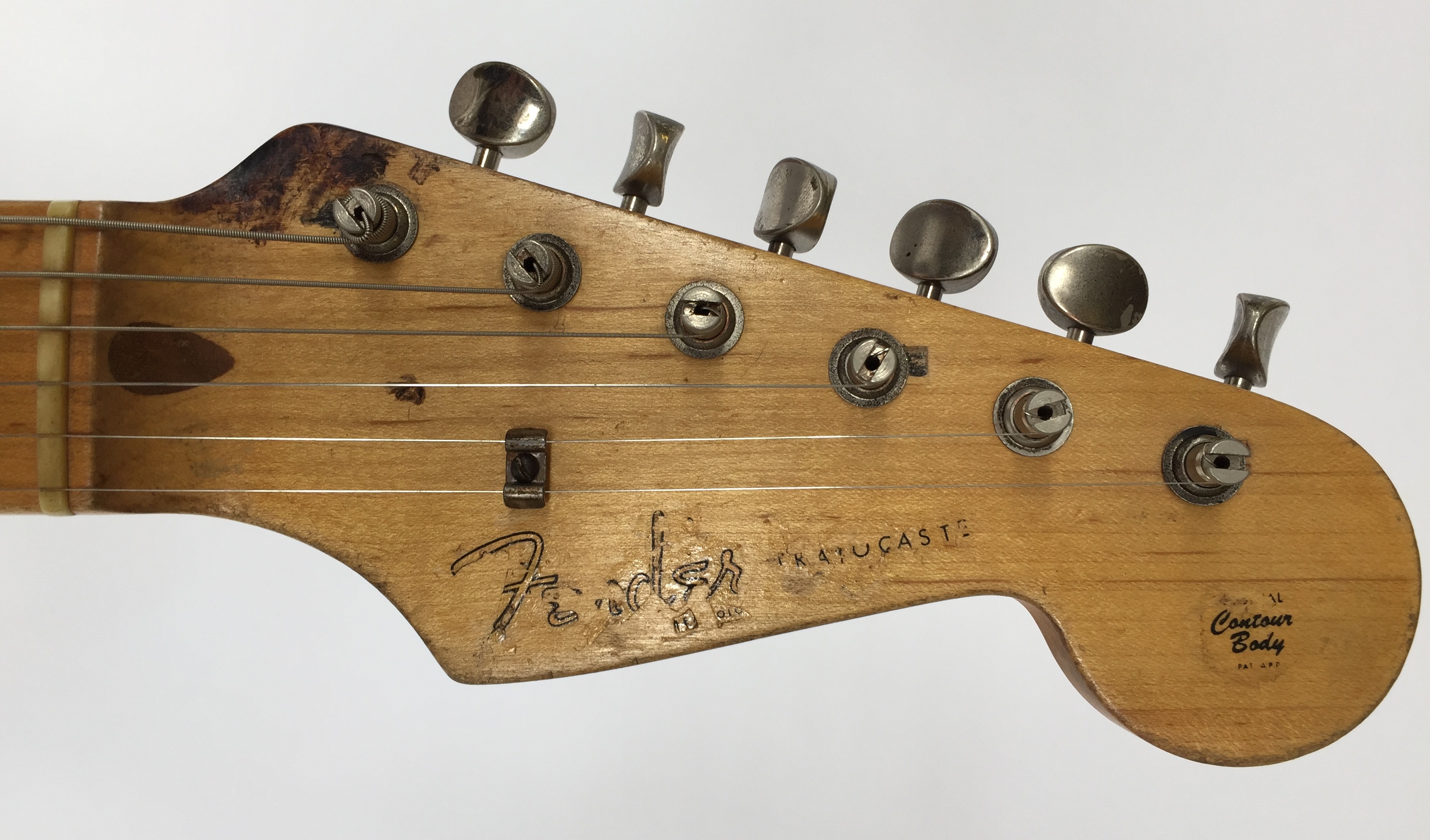 FENDER STRATOCASTER 1956 "BLACKIE" COPY - A superb and aged to perfection (in every way possible) - Image 4 of 10