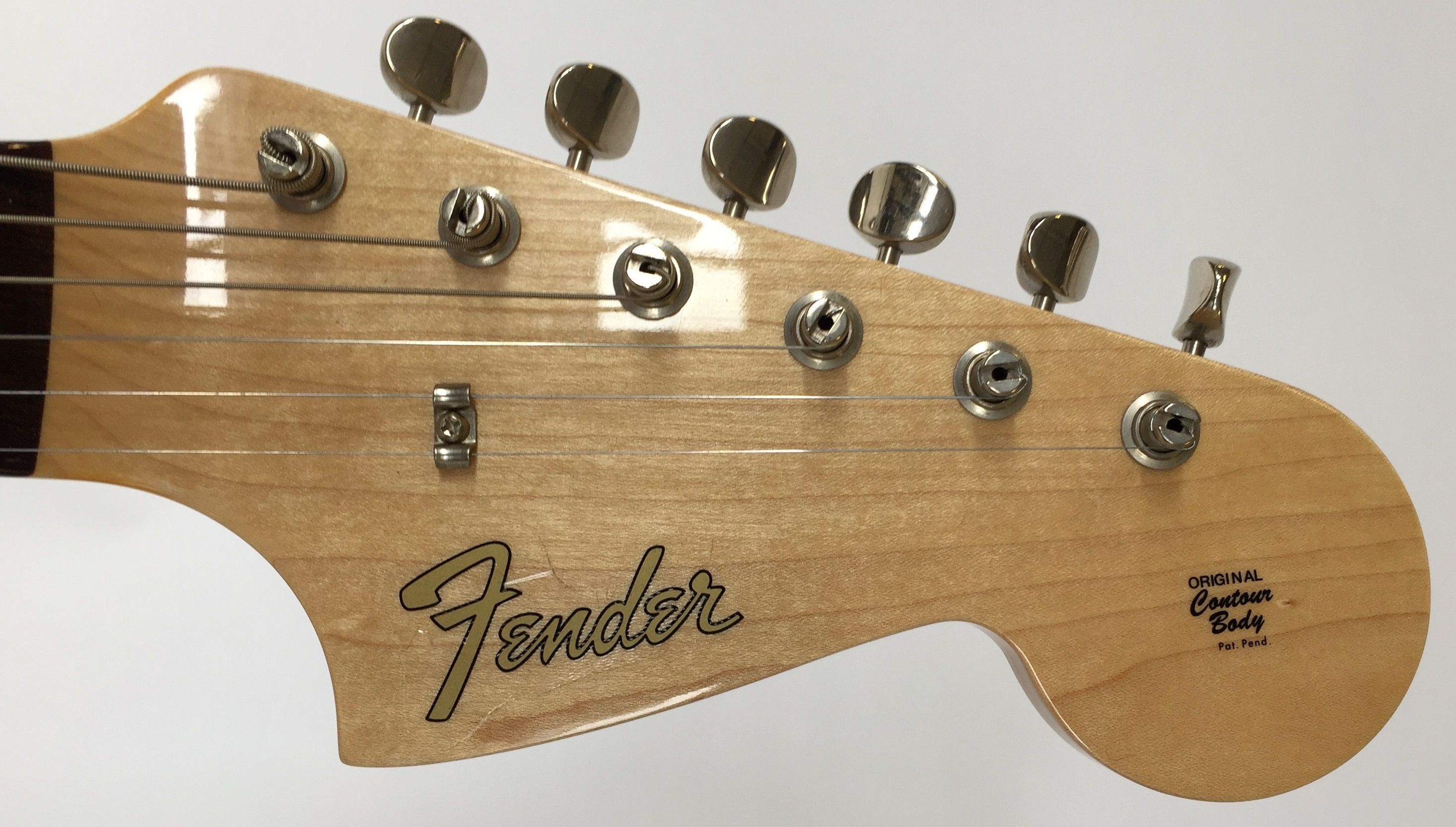 FENDER JAG/STRAT 2003 HYBRID ONE OFF - from 2003 made with gold sparkle body. Serial R7702. - Image 3 of 9