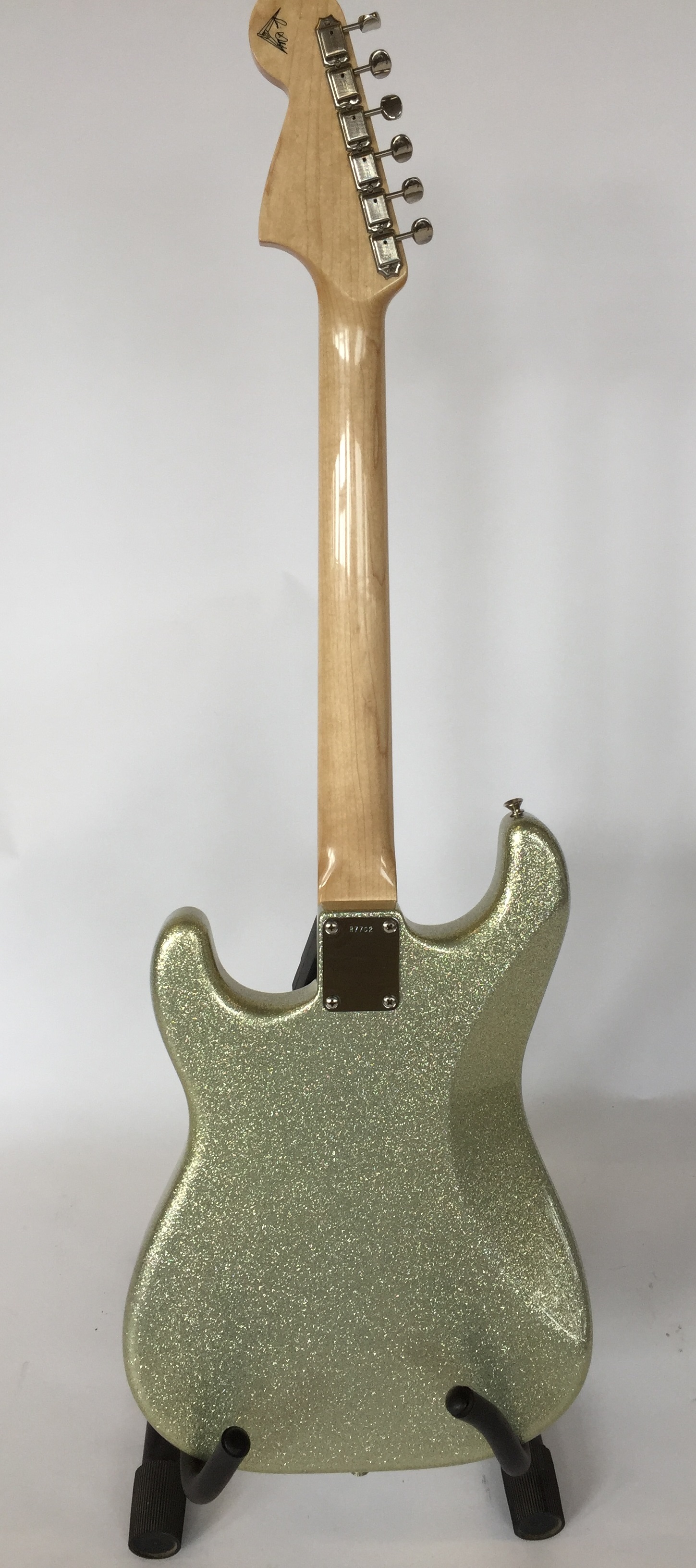 FENDER JAG/STRAT 2003 HYBRID ONE OFF - from 2003 made with gold sparkle body. Serial R7702. - Image 6 of 9
