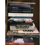 BEATLES & RELATED BOOKS - HUNTER DAVIES - collection of 18 x Beatles related books sent to Hunter