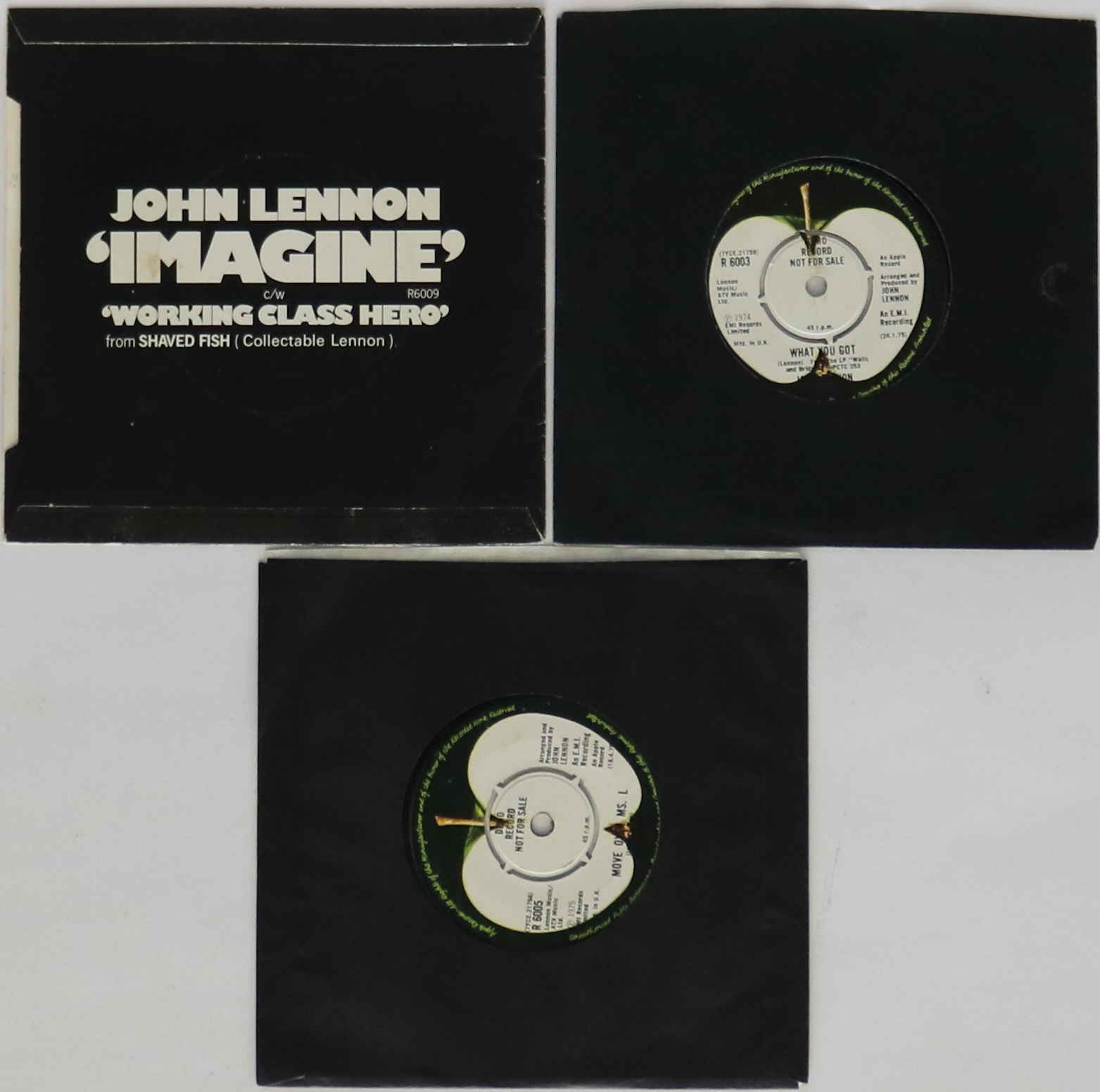 JOHN LENNON - 7" DEMOS - Super trio of UK 7" demonstration releases. - Image 2 of 2