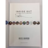 PINK FLOYD - NICK MASON - signed 1st edition hard back copy of the book “Inside Out - A Personal
