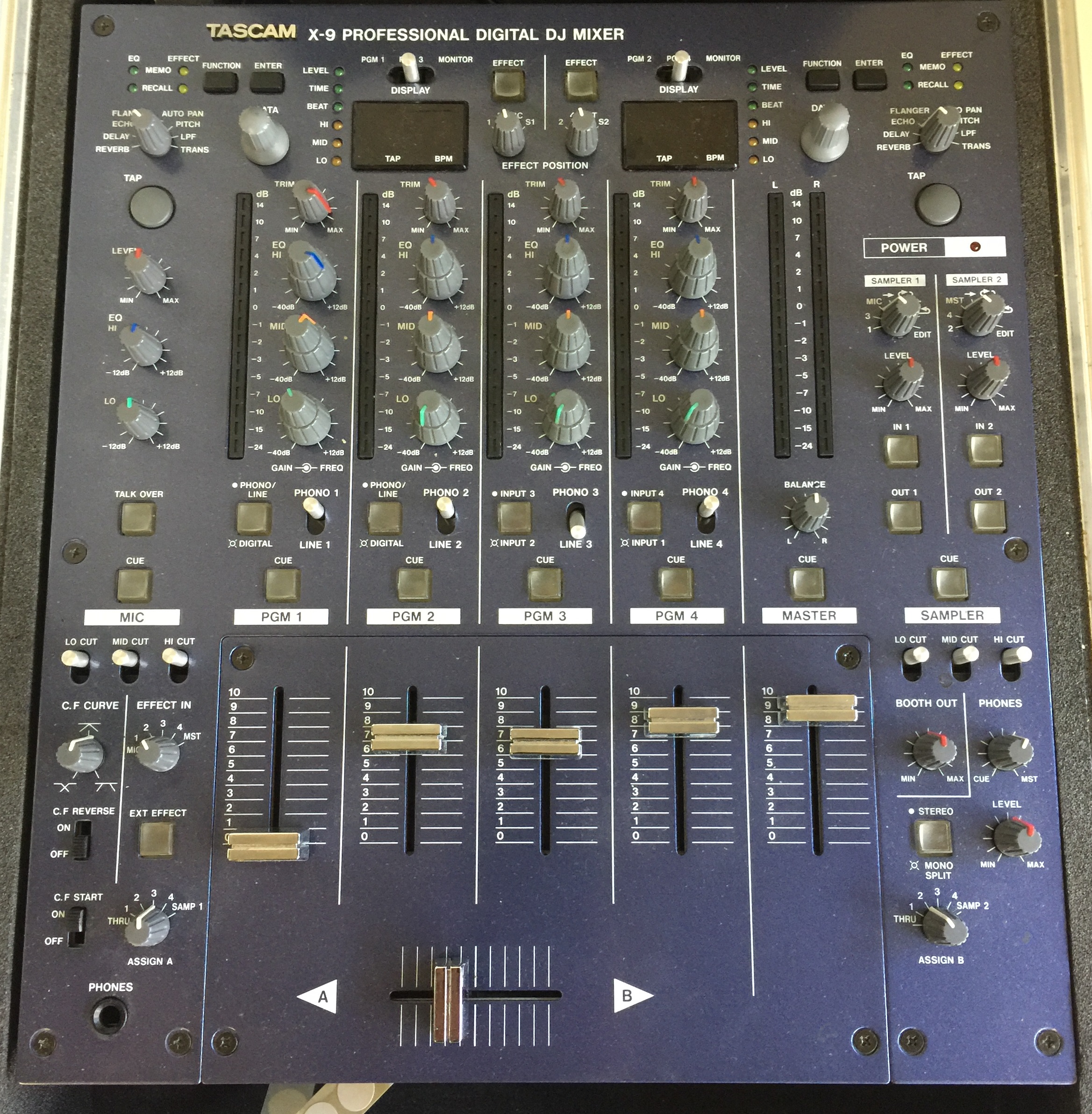 TASCAM X-9 PROFESSIONAL DJ MIXER - in excellent condition and complete with connecting cables and