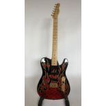 FENDER TELECASTER FLAME JAMES BURTON 1994 - limited artist edition that was gifted to Jerry Donahue