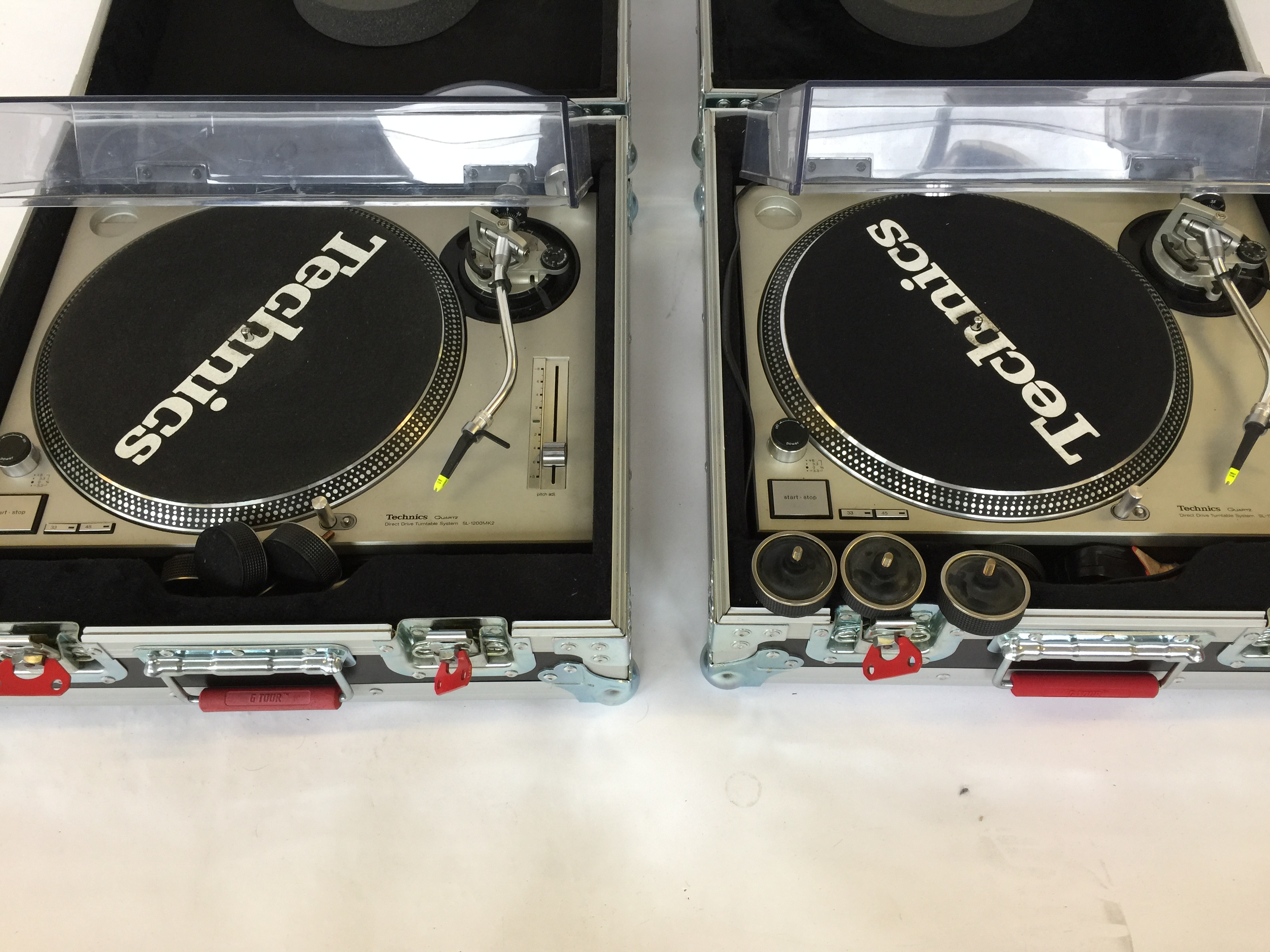 TECHNICS QUARTZ SL1200 DECKS - pair of the classic Mk2 DJ decks with Ortofon nightclub stylus and - Image 4 of 5