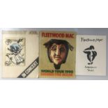 FLEETWOOD MAC PROGRAMMES / AUTOGRAPHS - collection of 4 concert programmes (2 signed) to include