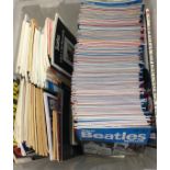 THE BEATLES MAGAZINES - collection of magazines and auction catalogues to include over 100 Beatles