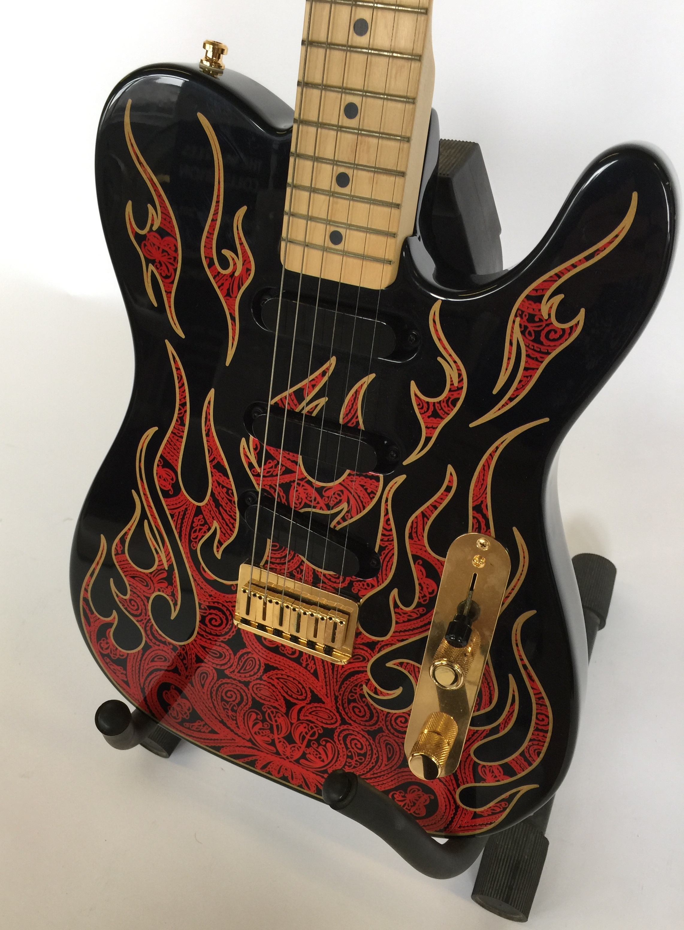FENDER TELECASTER FLAME JAMES BURTON 1994 - limited artist edition that was gifted to Jerry Donahue - Image 2 of 7