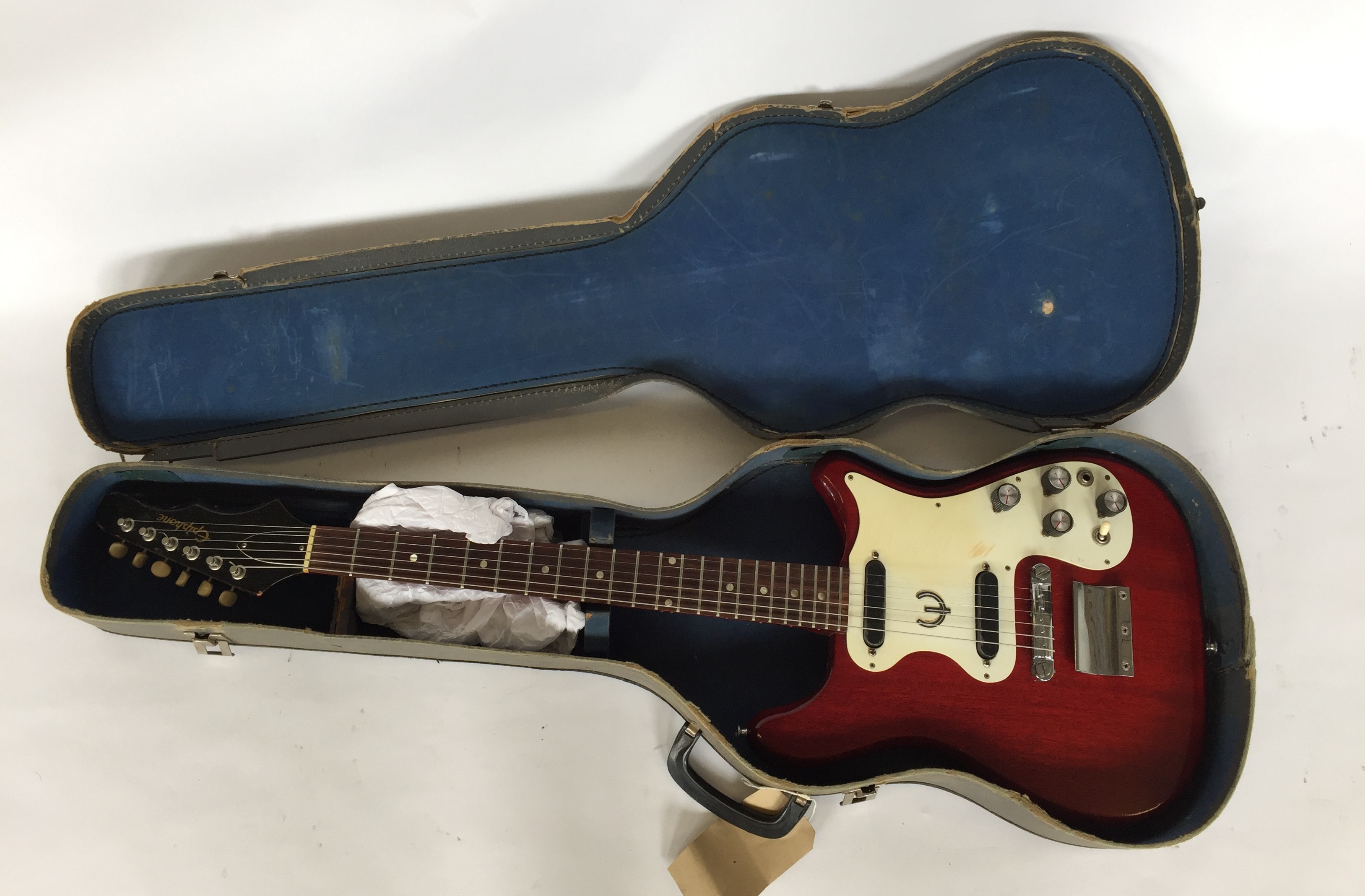 EPIPHONE OLYMPIC 1966 ELECTRIC GUITAR ***TEMPORARILY WITHDRAWN UNTIL RECEIPT OF CITES ARTICLE 10 - Image 7 of 8