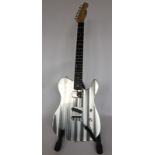 LIQUID METAL ALUMINIUM LMG-T 2000 - The body of a Liquid Metal Guitar starts as a solid block of