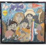 THE BEATLES - MOSAIC - a large ceramic mosaic (2008) based upon the artwork that features on