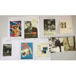 PAUL WELLER/ THE JAM - collection of 9 programmes to include The Style Council 'Council Meetings'