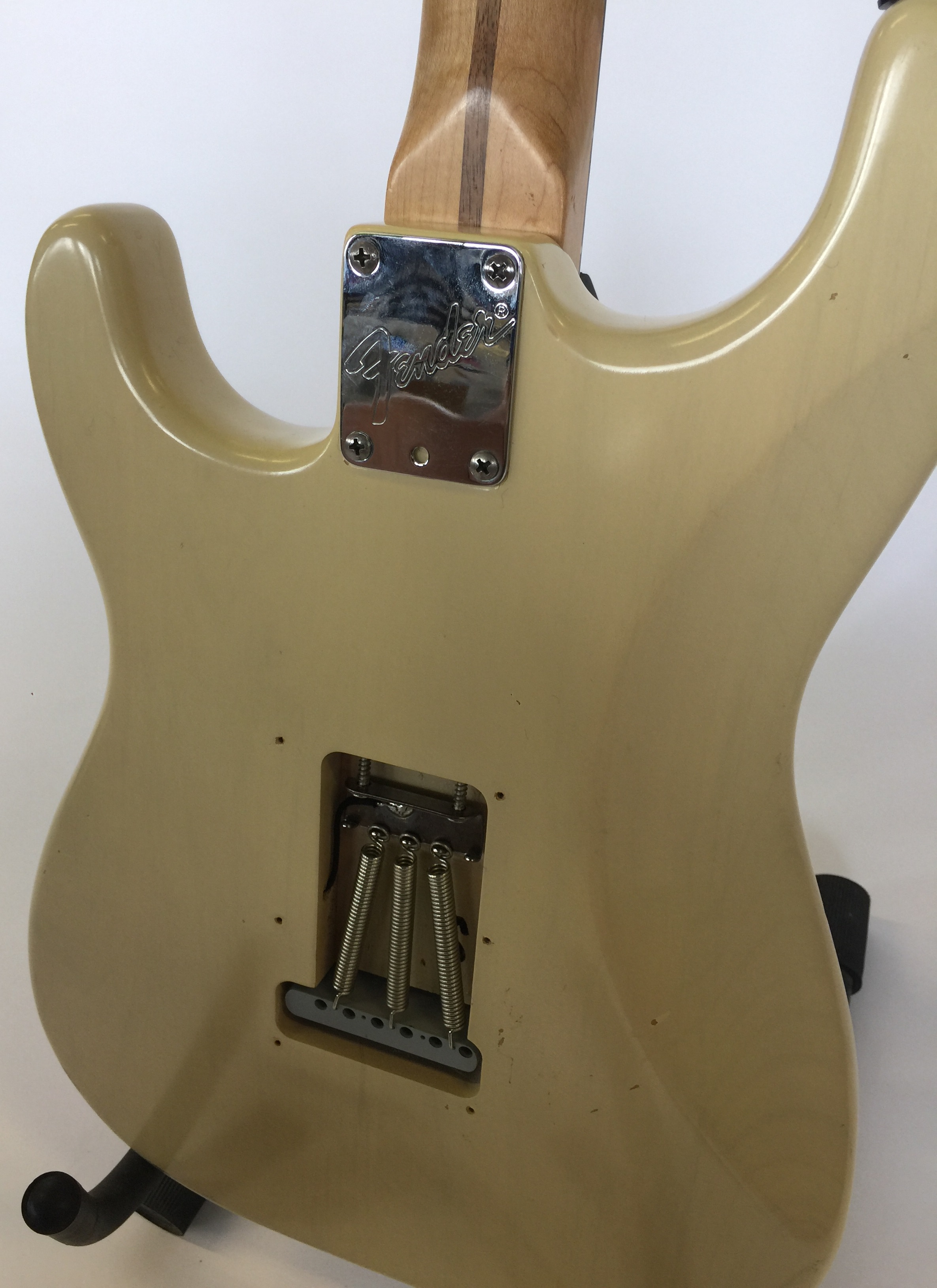 CUSTOM BUILT REPLICA FENDER STRATOCASTER - luthier built guitar with humbuckers, - Image 6 of 8