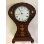 FRENCH BALLOON CLOCK - with Harrods Ltd on dial,