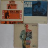 JIMMY HEATH/BENNY GOLSON - EARLY RIVERSIDE RECORDINGS - 3 x collectable LPs featuring these tenor