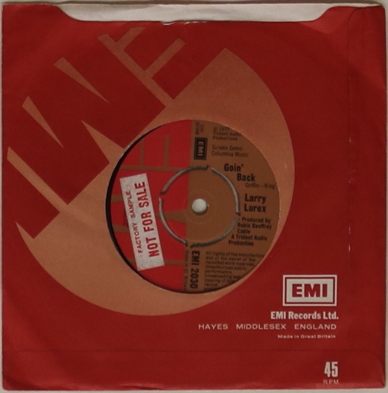 LARRY LUREX - I CAN HEAR MUSIC - A superb original 7" stock copy of Freddie Mercury with his - Image 2 of 4