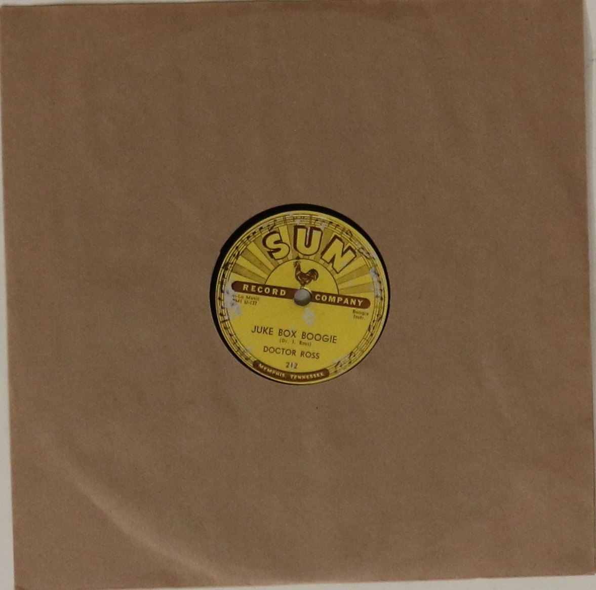 SUN 212 - DOCTOR ROSS - THE BOOGIE DISEASE/JUKE BOX BOOGIE 78 - SIGNED? - Another astonishingly - Image 2 of 4