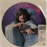 OZZY - MR CROWLEY LIVE! - Super limited promo picture disc (Jet Records ?– JET 12.
