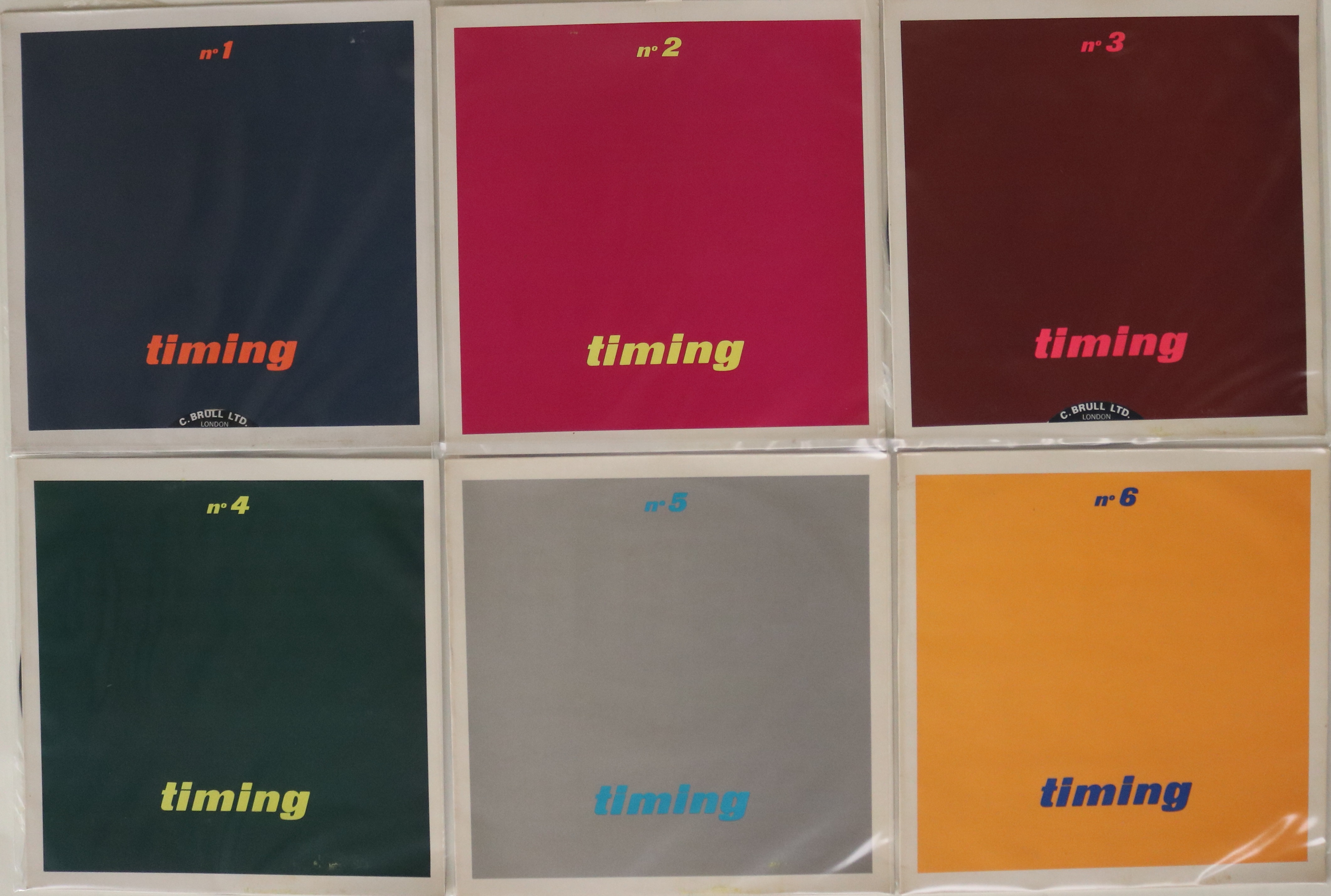 LIBRARY - TIMING LPs - Exquisite selection of the first 6 x LP releases on the sought after series.