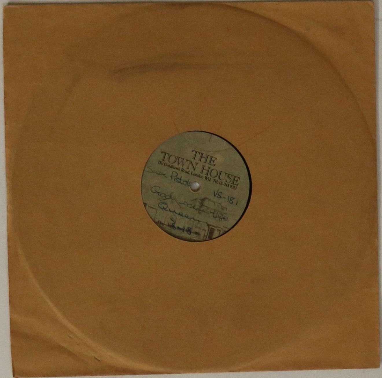 THE SEX PISTOLS - GOD SAVE THE QUEEN - TOWNHOUSE 10" ACETATE - Unbelievable chance to bid on this - Image 2 of 4