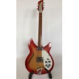 RICKENBACKER 330 FIREGLO 1967 - classic Rickenbacker with semi-hollowbody with 25 3/4-inch scale