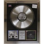 QUEEN - GREATEST HITS III AWARD - Framed disc to recognise the platinum status of Greatest Hits III