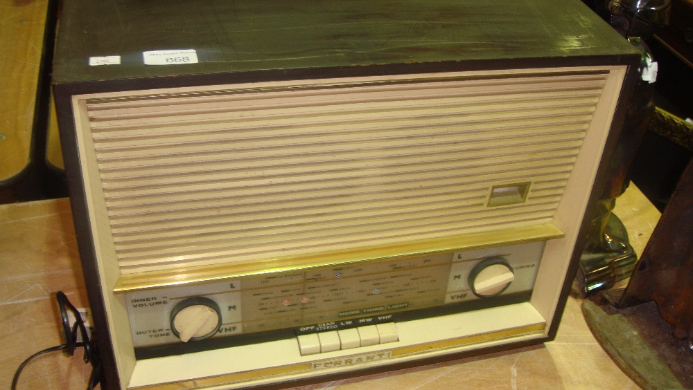 Vintage Ferranti radio