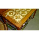 Retro coffee table and tile top table