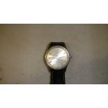 Vintage Gents Longines wristwatch with leather strap