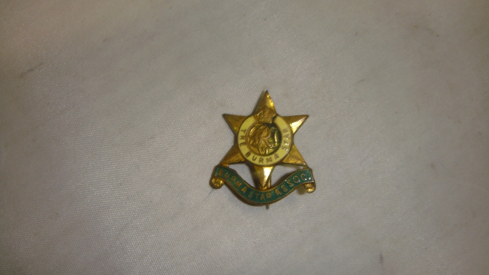 Burma Star Association enamel badge