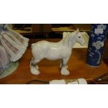 Beswick Shire horse (ear damage)