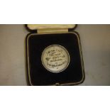 Scottish Command Inter Unit medal to the Hussars in box