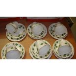 Vintage Colclough ivy pattern tea set