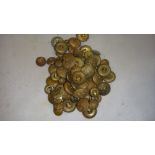 Bag of assorted military buttons