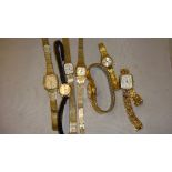 Assorted ladies wristwatches : Rotary, Montine, Lorus, Corvette, Sekonda,