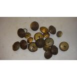 Bag of Lincoln Regiment buttons