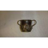 Continental silver two handled loveing cup 21 g 4.