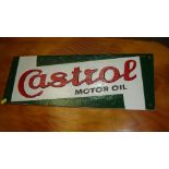 Cast iron sign Castrol