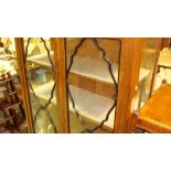 Vintage French china display cabinet