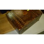 Victorian inlaid work box