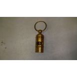 Brass whistle