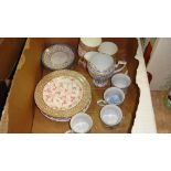 Decorative Wedgwood tea ware and other china