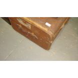 Vintage steamer trunk