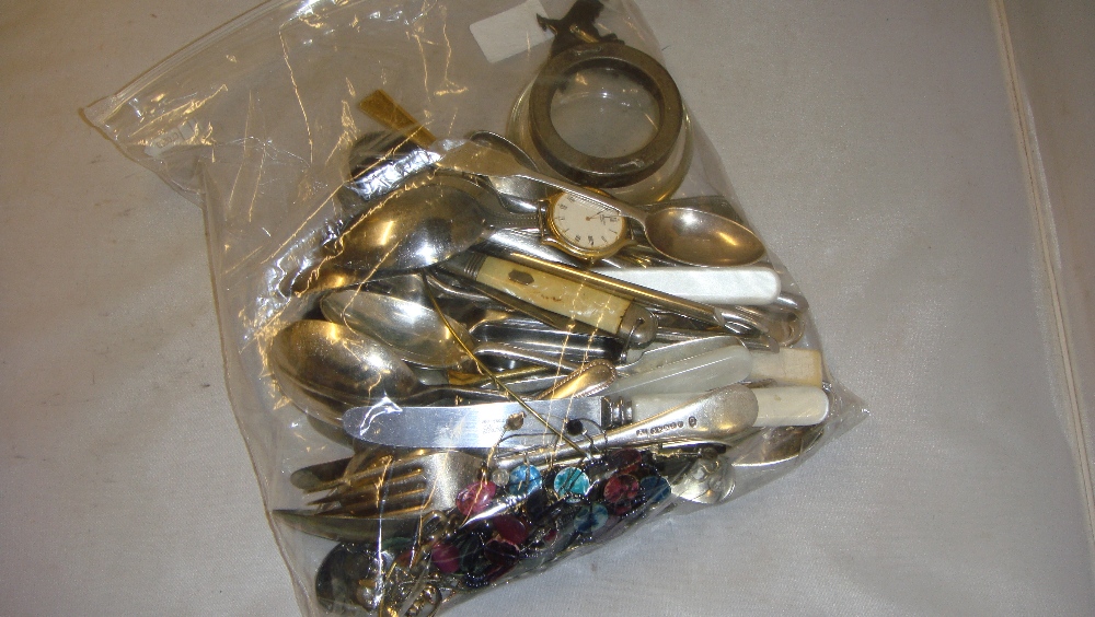 Silver plated cutlery,